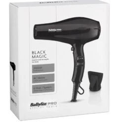 Babyliss Pro Black Magic 2000w Hair Dryer -Outlet Soft Touch Care Store black magic 2000w hair dryer p6618 28593 image