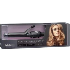 Babyliss Pro Ceramic Dial A Heat Curling Tong 24mm Black -Outlet Soft Touch Care Store ceramic dial a heat curling tong 24mm black p6421 28417 image