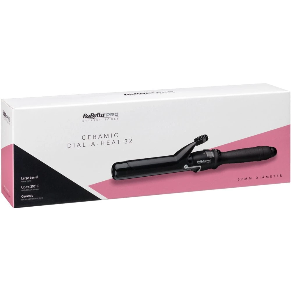 Babyliss Pro Ceramic Dial A Heat Curling Tong 32mm Black 4 Babyliss Pro Ceramic Dial A Heat Curling Tong 32mm Black - Image 2
