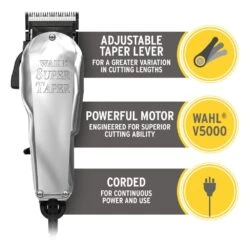 Wahl Chrome Super Taper Clipper -Outlet Soft Touch Care Store chrome super taper clipper p30401 79754 image