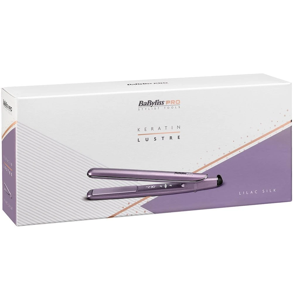 Babyliss Pro Keratin Lustre Hair Straightener Lilac Silk 5 Babyliss Pro Keratin Lustre Hair Straightener Lilac Silk - Image 3