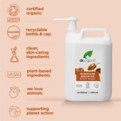 Dr Organic Morrocan Argan Oil Body Wash For Normal To Dry Skin 5000ml -Outlet Soft Touch Care Store morrocan argan oil body wash for normal to dry skin 5000ml p31790 87154 image