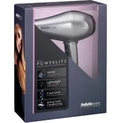 Babyliss Pro Powerlite Silver Hair Dryer -Outlet Soft Touch Care Store powerlite silver hair dryer p4170 28422 image