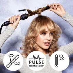 Pro Signature Gold Curling Iron 25mm -Outlet Soft Touch Care Store pro signature gold curling iron 25mm p23859 53563 image