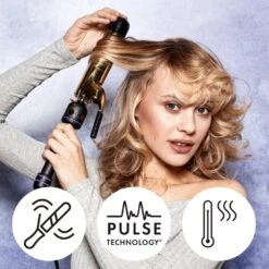 Pro Signature Gold Curling Iron 32mm -Outlet Soft Touch Care Store pro signature gold curling iron 32mm p23860 53567 image