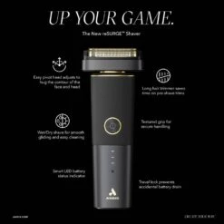 Andis ReSURGE Li Titanium Foil Wet & Dry Shaver -Outlet Soft Touch Care Store resurge li titanium foil wet dry shaver p33380 95467 image