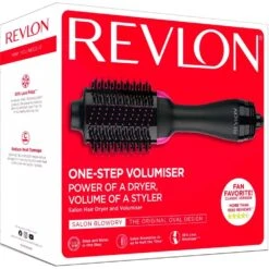 Salon One-Step Hair Dryer & Volumiser Black -Outlet Soft Touch Care Store salon one step hair dryer volumiser black p16278 38777 image