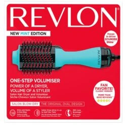 Salon One-Step Hair Dryer & Volumiser Mint -Outlet Soft Touch Care Store salon one step hair dryer volumiser mint p26596 64945 image