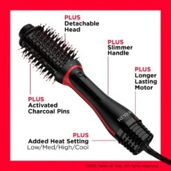 Salon One-Step Hair Volumiser Plus Black -Outlet Soft Touch Care Store salon one step hair volumiser plus black p27006 74696 image