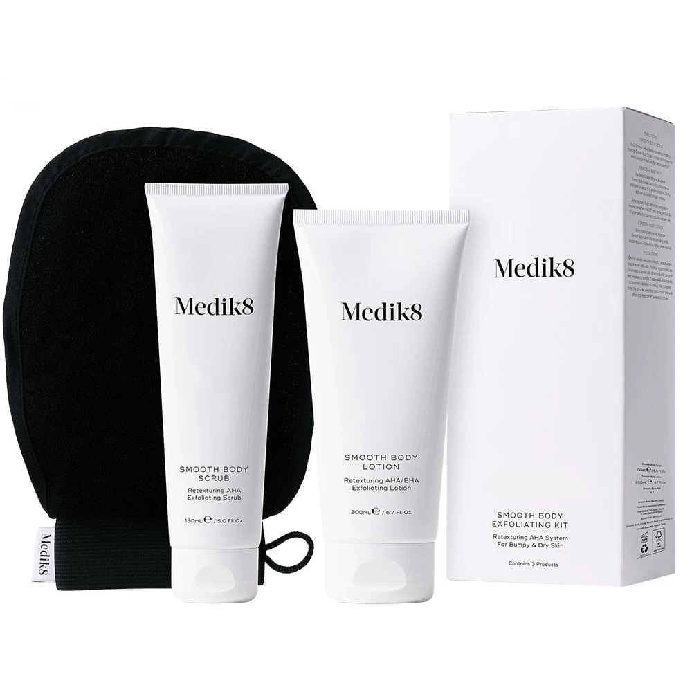 Smooth Retexturing AHA System Body Exfoliating Kit For Bumpy & Dry Skin 3 Smooth Retexturing AHA System Body Exfoliating Kit For Bumpy & Dry Skin