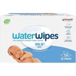 Water Wipes Sensitive Baby Wipes 720 Wipes (12 Packs)
